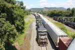 NS 7215 leads train 18N into Enola yard